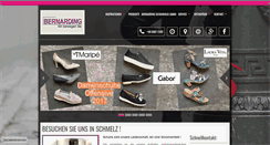 Desktop Screenshot of bernarding-shoes.de