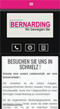 Mobile Screenshot of bernarding-shoes.de